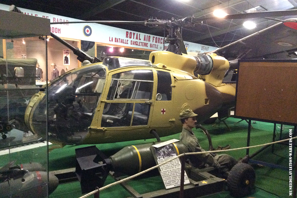 Sud-Aviation SA 341 F Gazelle n°1117, musée de l'Aviation de Warluis